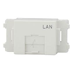 JEC-BN-LW6AL-PW [NKシリーズ 埋込モジュラジャック 8極8心 Cat6A LAN入 ピュアホワイト 1個入]
