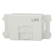 JEC-BN-LW6AL-PW [NKシリーズ 埋込モジュラジャック 8極8心 Cat6A LAN入 ピュアホワイト 1個入]