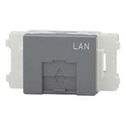 JEC-BN-LW6AL-SG [NKシリーズ 埋込モジュラジャック 8極8心 Cat6A LAN入 リソッドグレー 1個入]