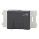 JEC-BN-LW6AL-SB [NKシリーズ 埋込モジュラジャック 8極8心 Cat6A LAN入 ソフトブラック 1個入]