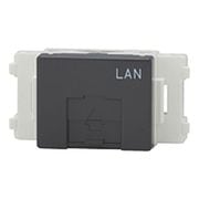 JEC-BN-LW6AL-SB [NKシリーズ 埋込モジュラジャック 8極8心 Cat6A LAN入 ソフトブラック 1個入]