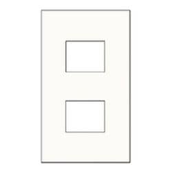 NKP-2UF-PW [NKシリーズ プレート 1連用 2コ穴 ピュアホワイト 1個入]