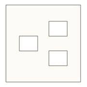NKP-1+2UF-PW [NKシリーズ プレート 2連用 1コ+2コ穴 ピュアホワイト 1個入]