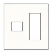 NKP-1+3UF-PW [NKシリーズ プレート 2連用 1コ+3コ穴 ピュアホワイト 1個入]