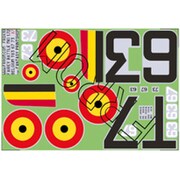 AZU FR0X10 1/72 デカール フェアリーバトル ベルギー空軍 （アズールフロム用） [プラモデル用品]