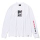 SMT23112 [ロングスリーブTシャツ ドントフォロー ザ ウェーブ Lサイズ ホワイト]