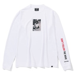 SMT23112 [ロングスリーブTシャツ ドントフォロー ザ ウェーブ Lサイズ ホワイト]