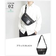 TMPI-01BK [メデン PU LEATHER ミニマルボディバッグ ブラック]