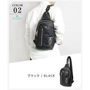TMPI-04BK [メデン PU LEATHER ボディバッグ L ブラック]