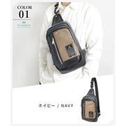 TMPI-04NV [メデン PU LEATHER ボディバッグ L ネイビー]