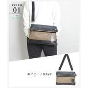 TMPI-06NV [メデン PU LEATHER 口折れショルダー ネイビー]