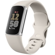 GA05185-AP [Fitbit Charge 6（フィットビット チャージ 6） フィットネストラッカー GPS/NFC搭載 Suica対応 Porcelain/Silver ポーセレン／シルバー アルミニウム]