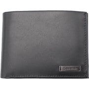 三つ折り財布 K504303 Black レザー