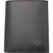 三つ折り財布 K510077 Black レザー