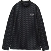 CWA23M C23233115 1010 [長袖モックネックシャ BK LL]