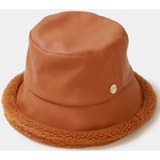 CA23FW C23291210 1050 [レディース レザーバケットハット BR FR]