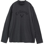 CWA23M C23233108 1010 [長袖モックネックシャ BK LL]