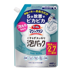 トイレマジックリン こすらずスッキリ泡パック シトラスサボンの香り 詰め替え 660ml [トイレ用洗剤]