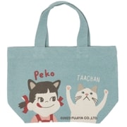 845848 [ペコとターチャン ミニトート ミント 約20×30cm]