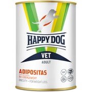 ハッピードッグ VET アディポシタス （肥満ケア） ウェット缶 400g [ドッグフード-ウェット]