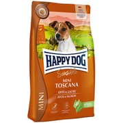 ハッピードッグ ミニ トスカーナ （鴨肉＆サーモン） ウェイトケア 4kg [ドッグフード-ドライ]
