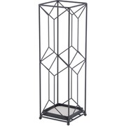 珪藻土付傘立て スクエア BK 26964