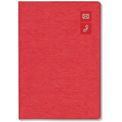 大きく書ける住所録 B6 レッド H8078