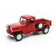 WE24116R 1/24 ウィリス ジープ ピックアップ 1947 レッド [ダイキャストミニカー]