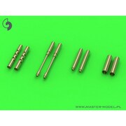 AM-32-078 1/32 WWII アメリカ F6Fヘルキャット 初期兵装 ブローニング.50口径（12.7mm）機銃身 穴開き冷却筒付 [プラモデル用パーツ]