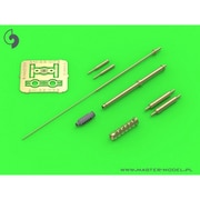 AM-32-092 1/32 現用 アメリカ AH-64アパッチ攻撃ヘリコプター M230 30mmチェーンガン砲身/ピトー管/アンテナセット （レジン/エッチング/挽き物製） [プラモデル用パーツ]