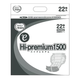 エルモアいちばん +e Hi-premium 1500 病院・施設用 22枚 [尿取りパッド 病院・施設用/介護が必要な方]