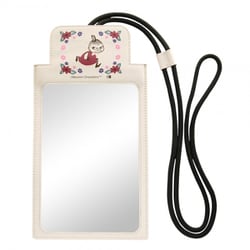 IS-AHSP3/MT58 [ムーミン/汎用スマートフォン ショルダー スマホポーチ m1n1 クリア窓付き/リトルミイのかけっこ]