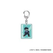 呪術廻戦 ジロリシリーズ ラバー塗装アクリルキーホルダー 体操 Ver. 伏黒恵 [キャラクターグッズ]