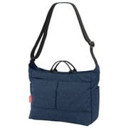 ＃2506 NV [スタイリッシュ A4ショルダーバッグ “コミューター” ネイビー]