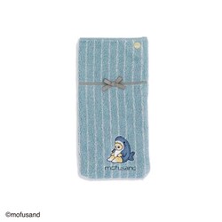 モフサンド MSおすわり 12.5cm×24.5cm ブルー ロングポシェチーフ 43-0040120B