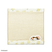 43-0090070BE [モフサンド MSバラ 24cm×24cm ベージュ タオルハンカチ]