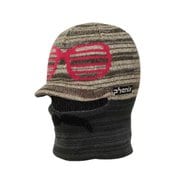 Color glasses Junior Knit Hat ESB23HW83 KHAKI [スキー キャップ キッズ]