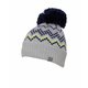 Mix Border Junior Knit Hat ESG23HW90 GRAY [スキー キャップ キッズ]