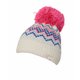 Mix Border Junior Knit Hat ESG23HW90 WHITE [スキー キャップ キッズ]