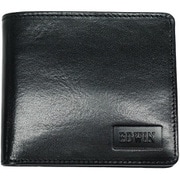イタリーレザー マルチカードケース 二つ折財布 BLACK 22269231