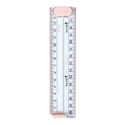 ノートぴったりに切れる定規 ピンク XS06PK