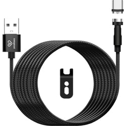 スマホ充電ケーブル Type-C 2m ブラック PR-C020K