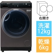 AQW-DX12PR（K） [ドラム式洗濯乾燥機 洗濯12kg/乾燥6kg 右開き 除菌機能 シルキーブラック]