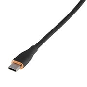 やわらかシリコンケーブル PD対応 Type-C to Type-C 1.0m ブラック ZUH-CCPD210BK