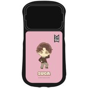 TNT-01C [iPhone 14/14 Pro用 ハイブリッドガラスケース TinyTAN SUGA]