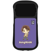 TNT-01G [iPhone 14/14 Pro用 ハイブリッドガラスケース TinyTAN Jung Kook]