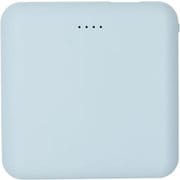 5000mAh スリムモバイルバッテリー USB Type-C入出力対応 ブルー QTC-0505BL