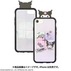 SANG-372KU [iPhone SE （第3世代/第2世代））/8/7用 フレームIIIIfitクリアケース サンリオキャラクターズ クロミ]