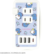 USB/USB Type-C 付き ACタップ サンリオキャラクターズ タキシードサム SANG-361TX