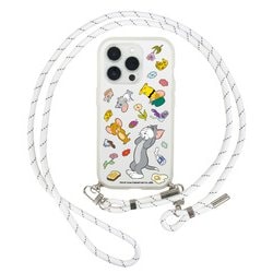 TMJ-205B [iPhone 15 Pro用 IIIIfitループケース トムとジェリー 集合]